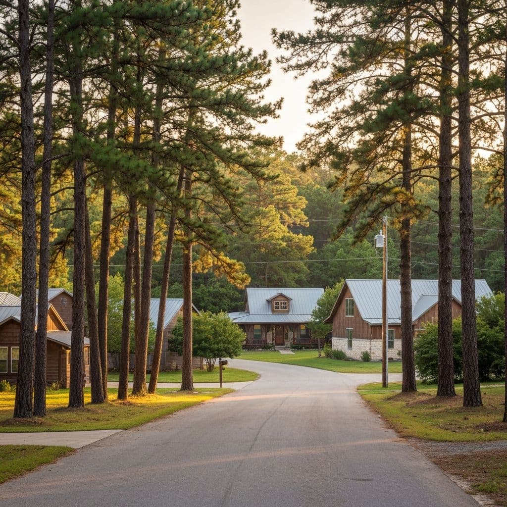 Residential homes in Bastrop, Texas