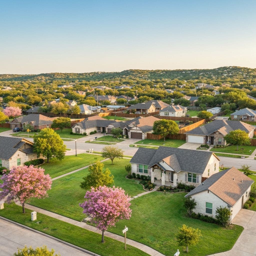 Residential homes in Buda, Texas