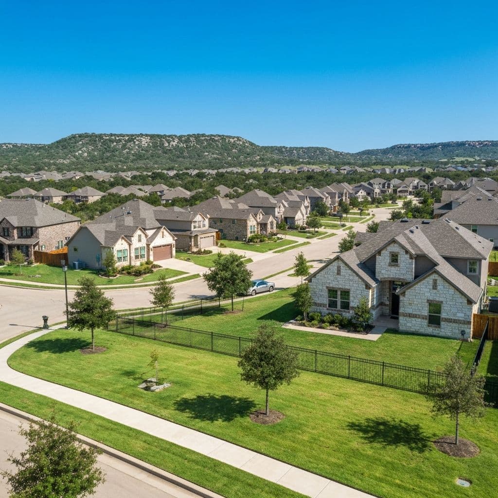 Residential homes in Cedar Park, Texas