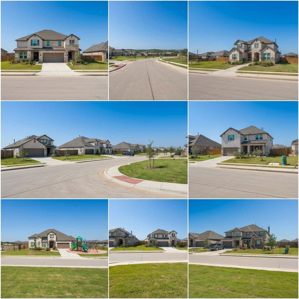 Residential homes in Kyle, Texas