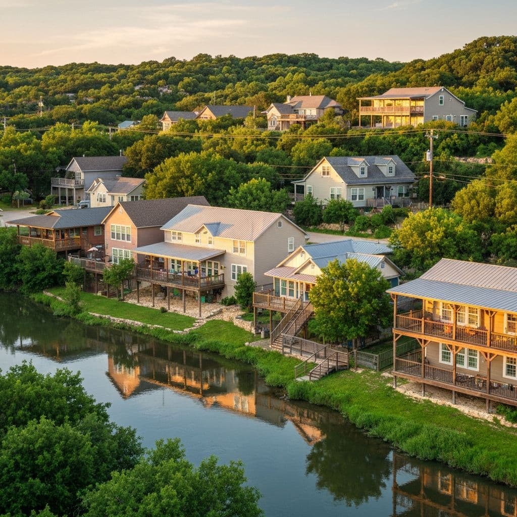 Residential homes in San Marcos, Texas